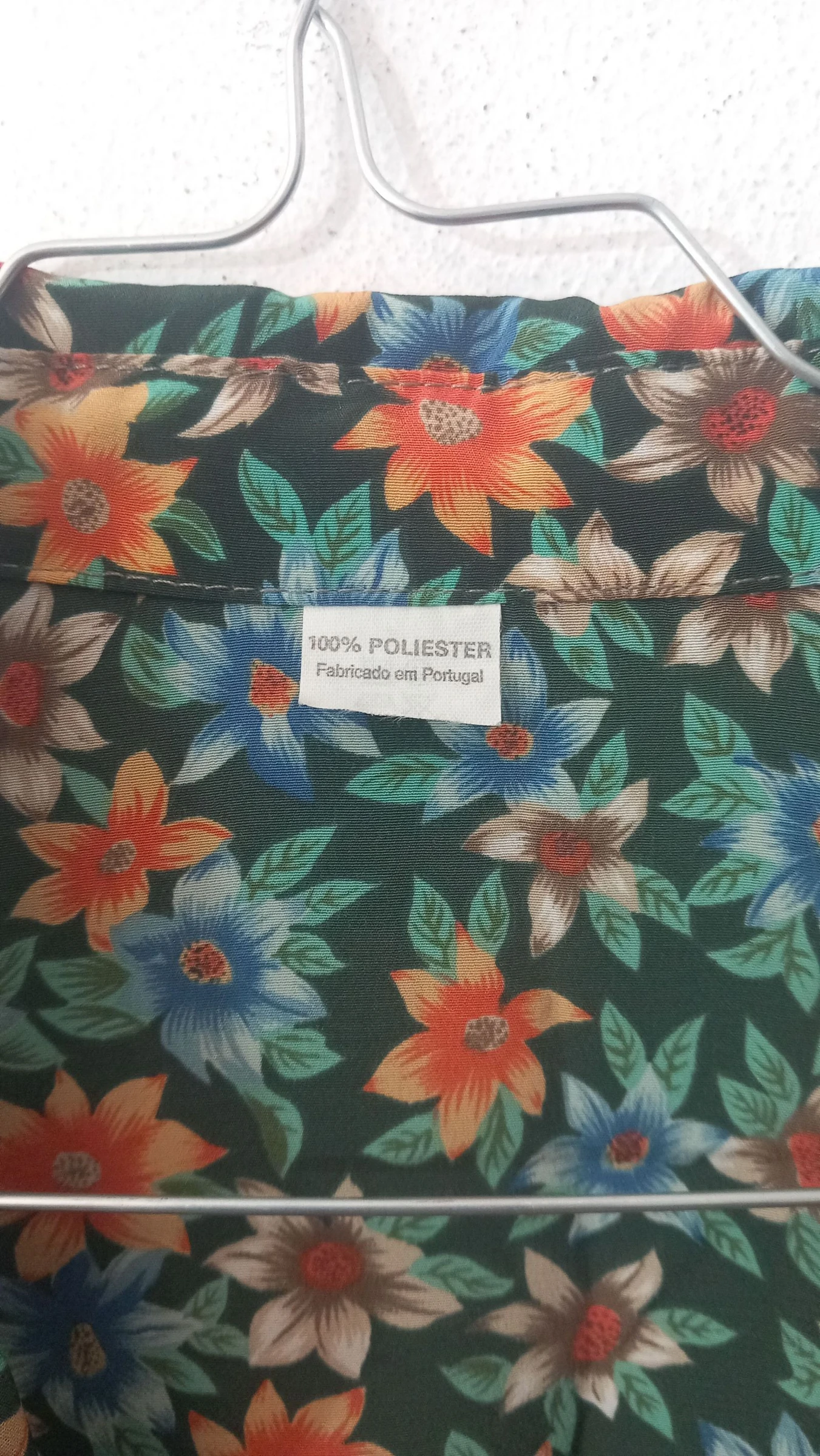 Camisa floral vintage, hecha en Portugal – photo 2